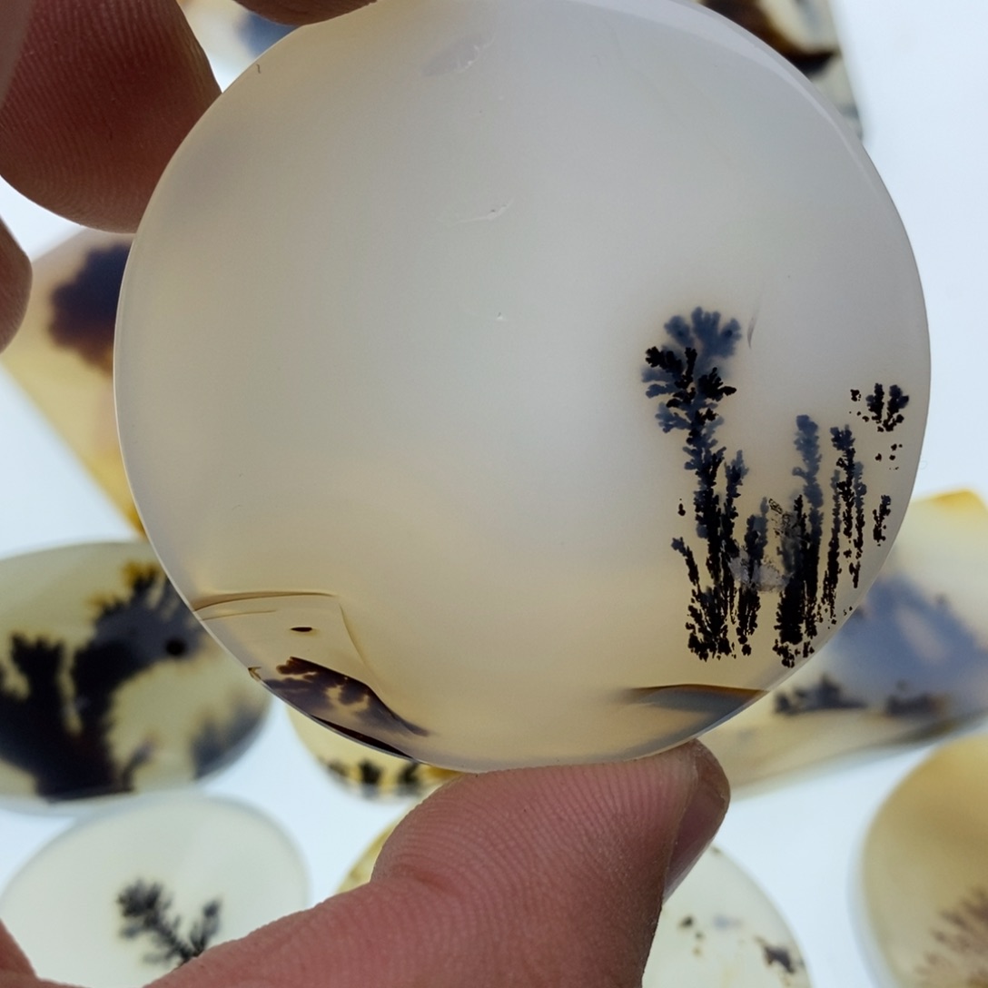 玛瑙/玉髓牌子足银镀金镶嵌