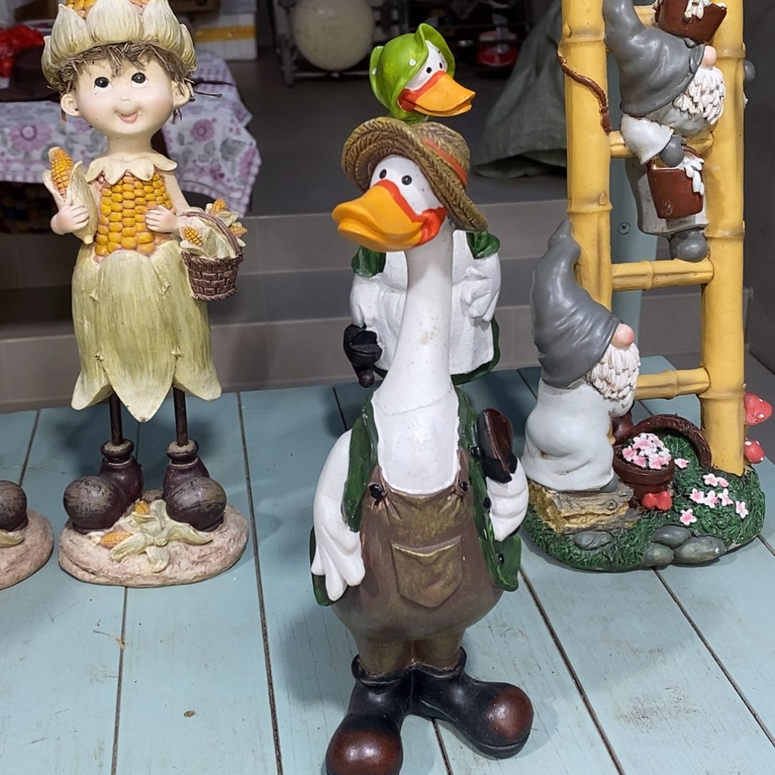 有机玻璃草帽鸭22222