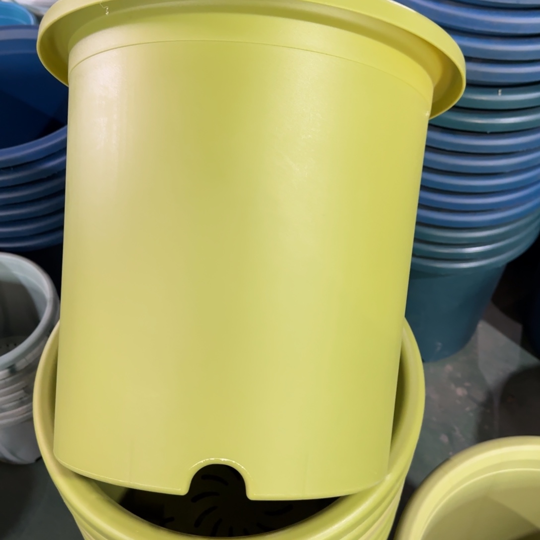 树脂四季盆8#无拖果绿微瑕3