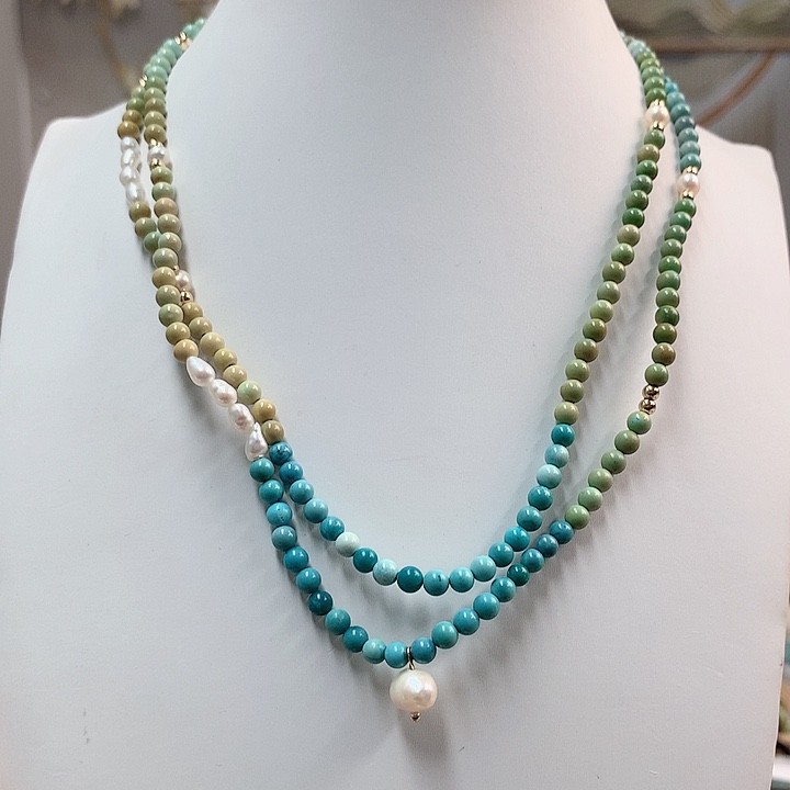 绿松石珠宝奇石未镶嵌