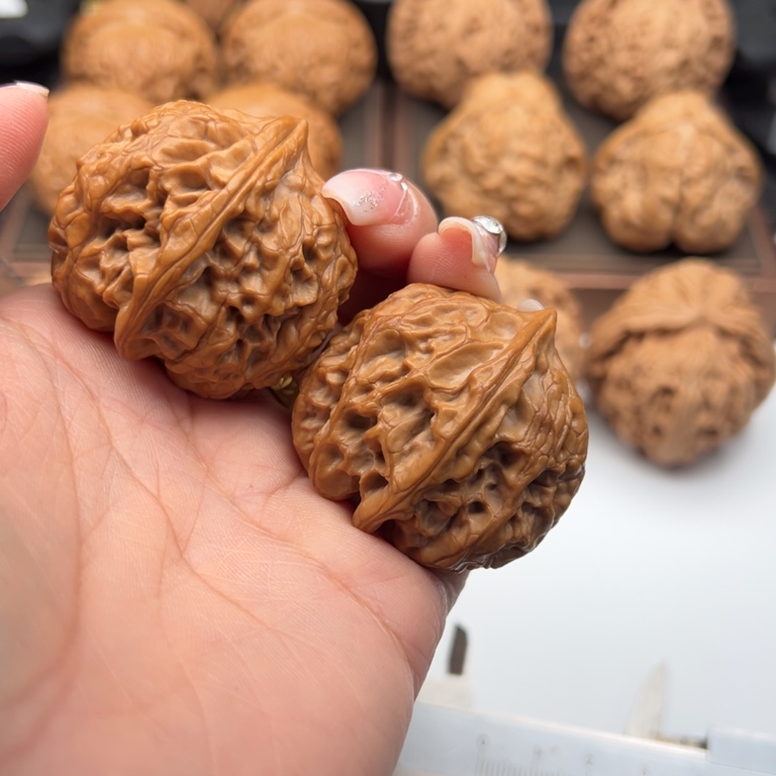 文玩核桃把件火苗40