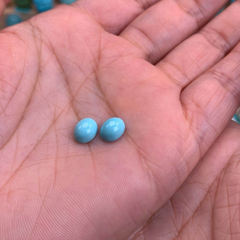 【闪购商品】绿松石未镶嵌耳钉面