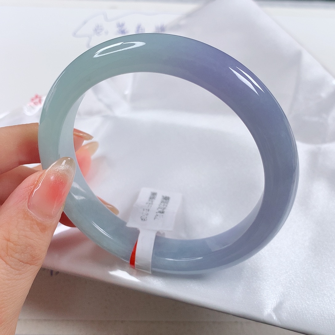 翡翠手镯未镶嵌 正圈①⑤⑨