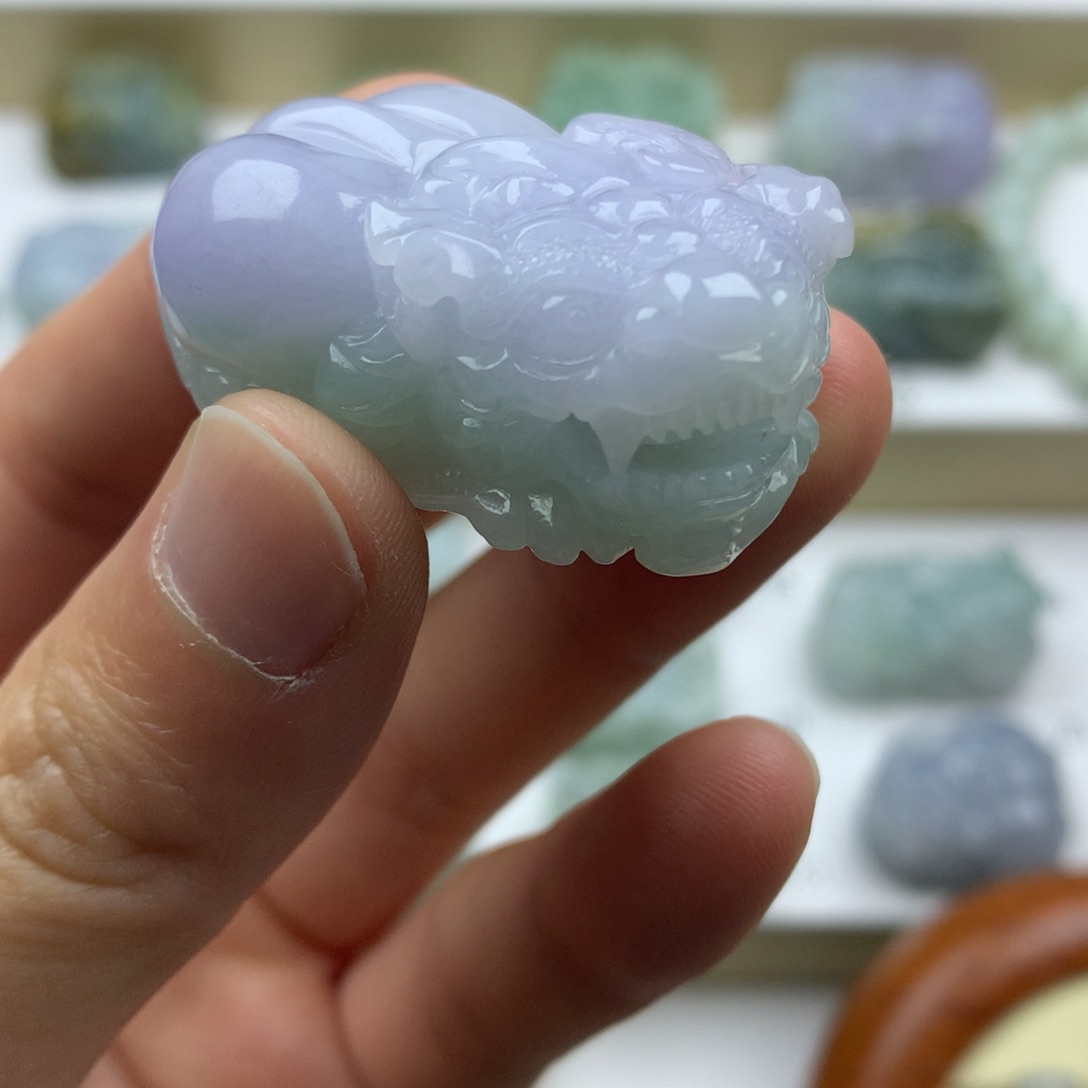 翡翠吊坠(不含链)未镶嵌天然缅甸翡翠A货貔貅