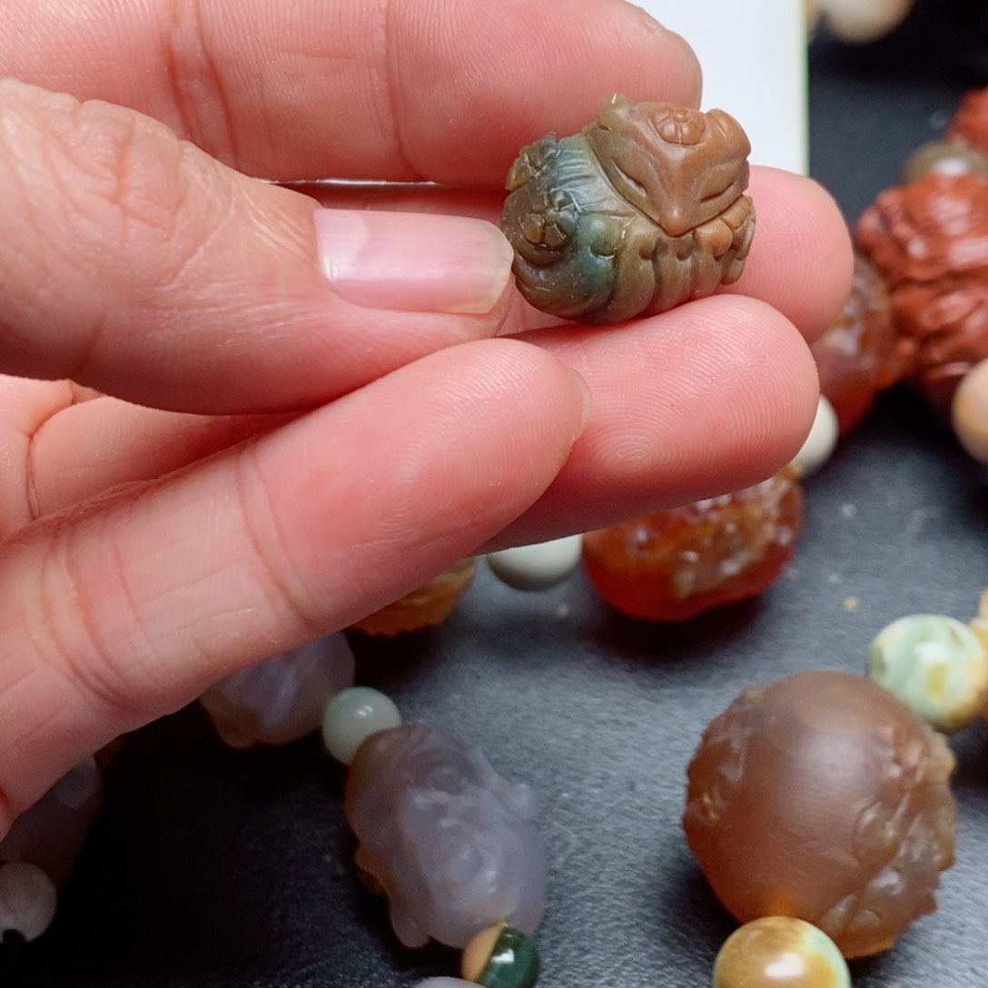 未镶嵌手串玛瑙/玉髓