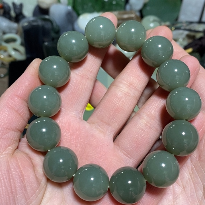 和田玉手链未镶嵌