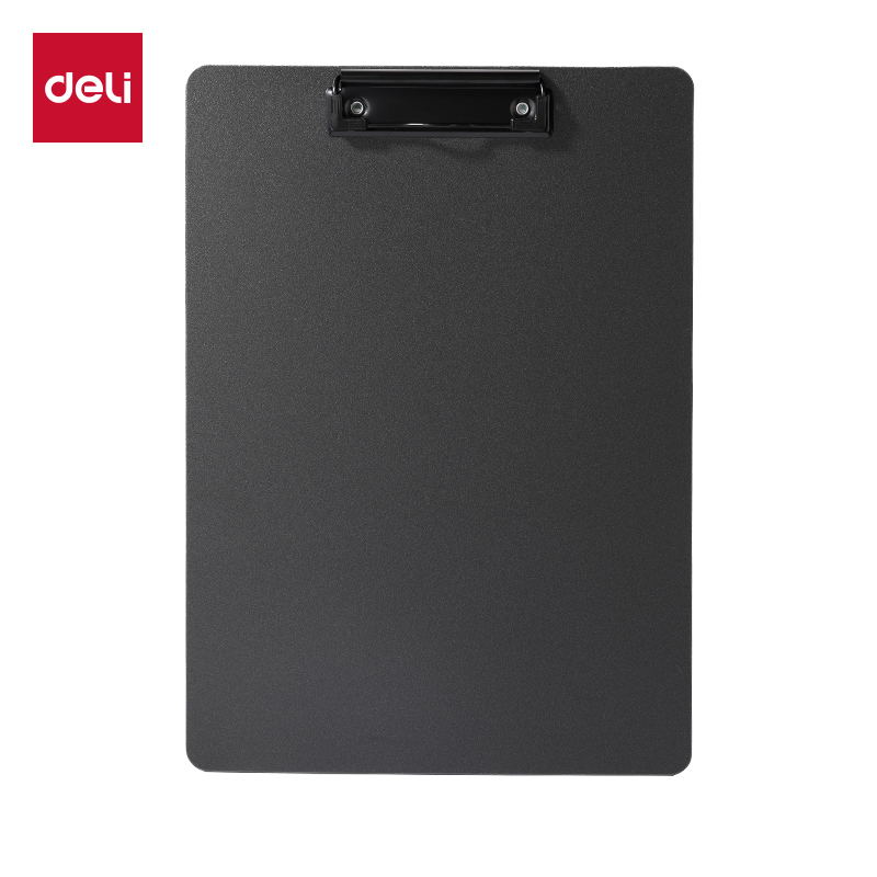 得力PE128知选A4发泡PP单板夹(灰)(个)