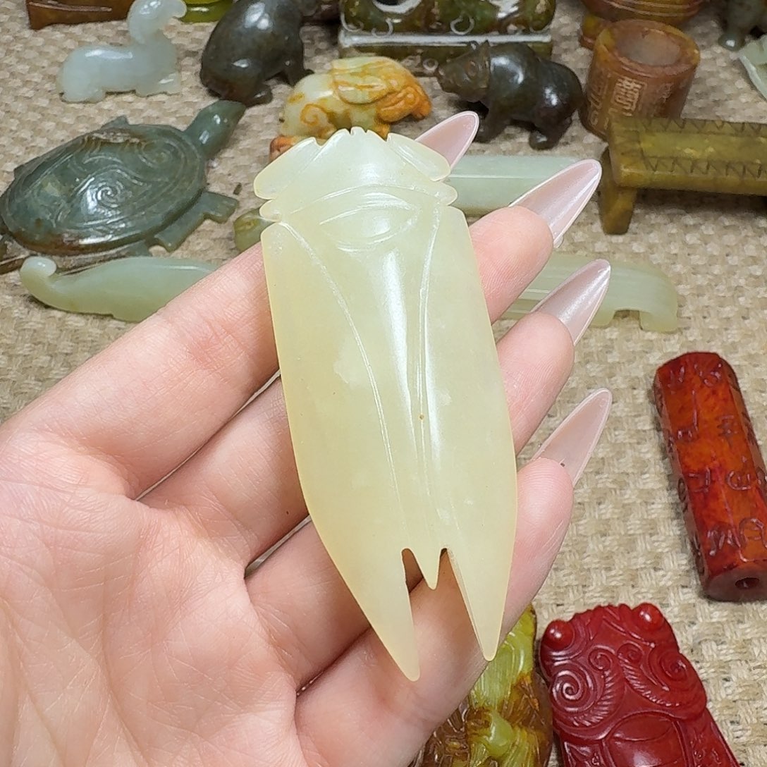 白玉菩提吊坠挂件