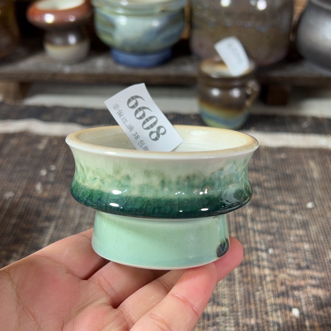 陶瓷景德镇手工花盆