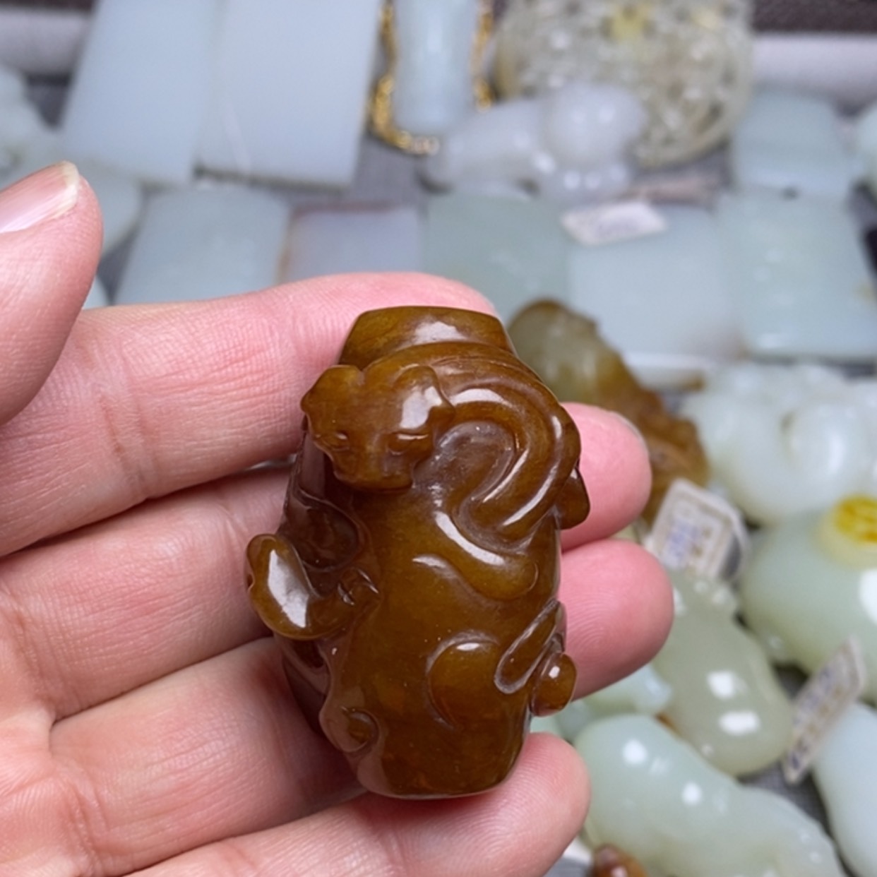 【闪购商品】和田玉（糖玉）颈饰未镶嵌