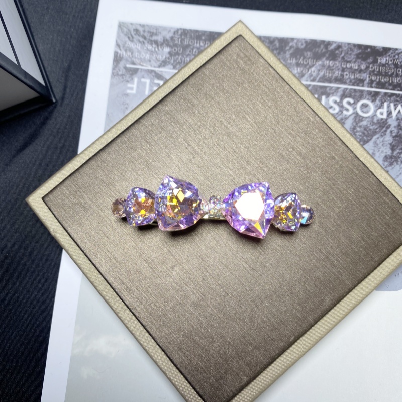 L389粉色人鱼姬弹簧夹