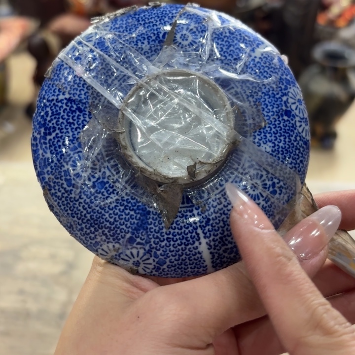 陶瓷古美术置物摆件