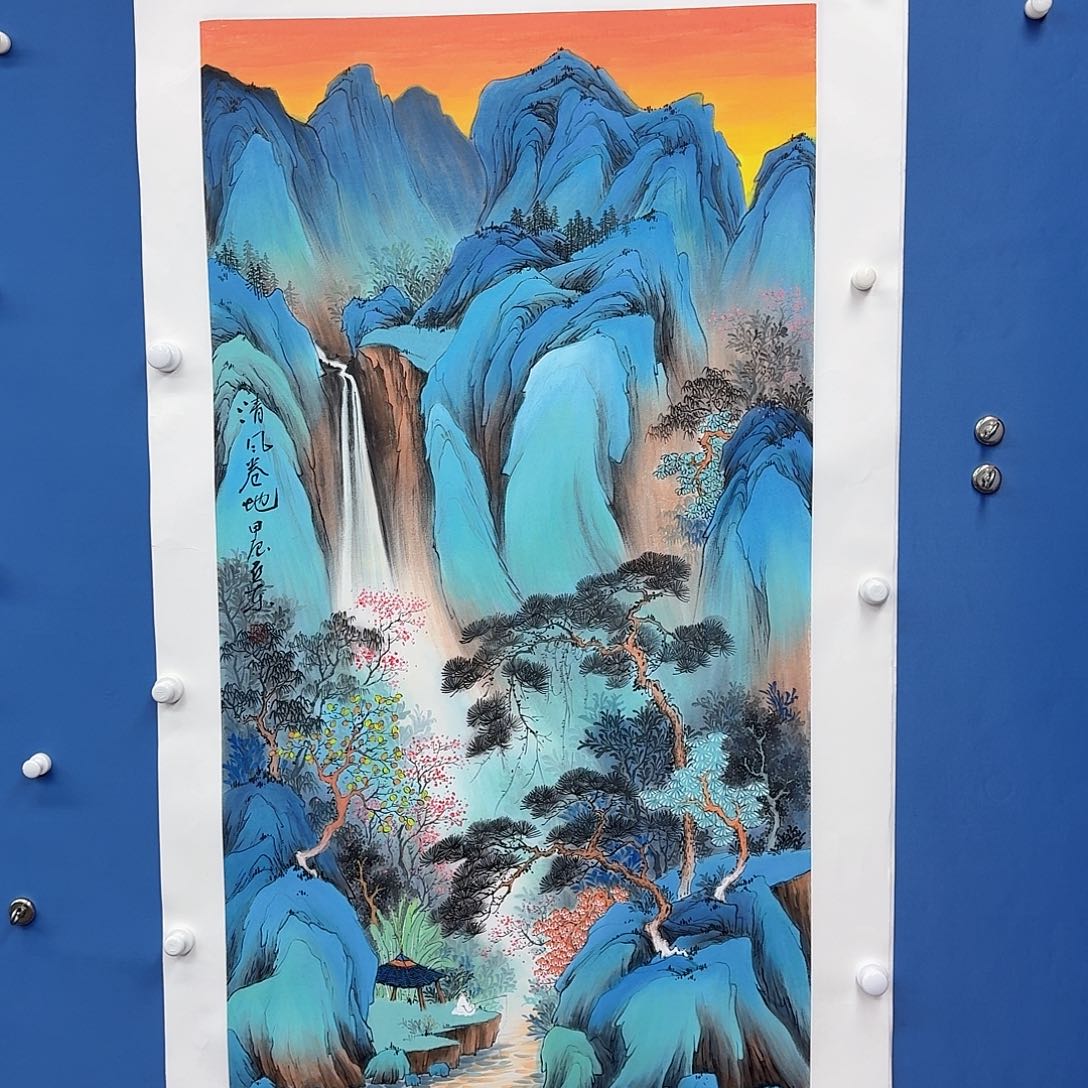 国画多次参加国内外书画