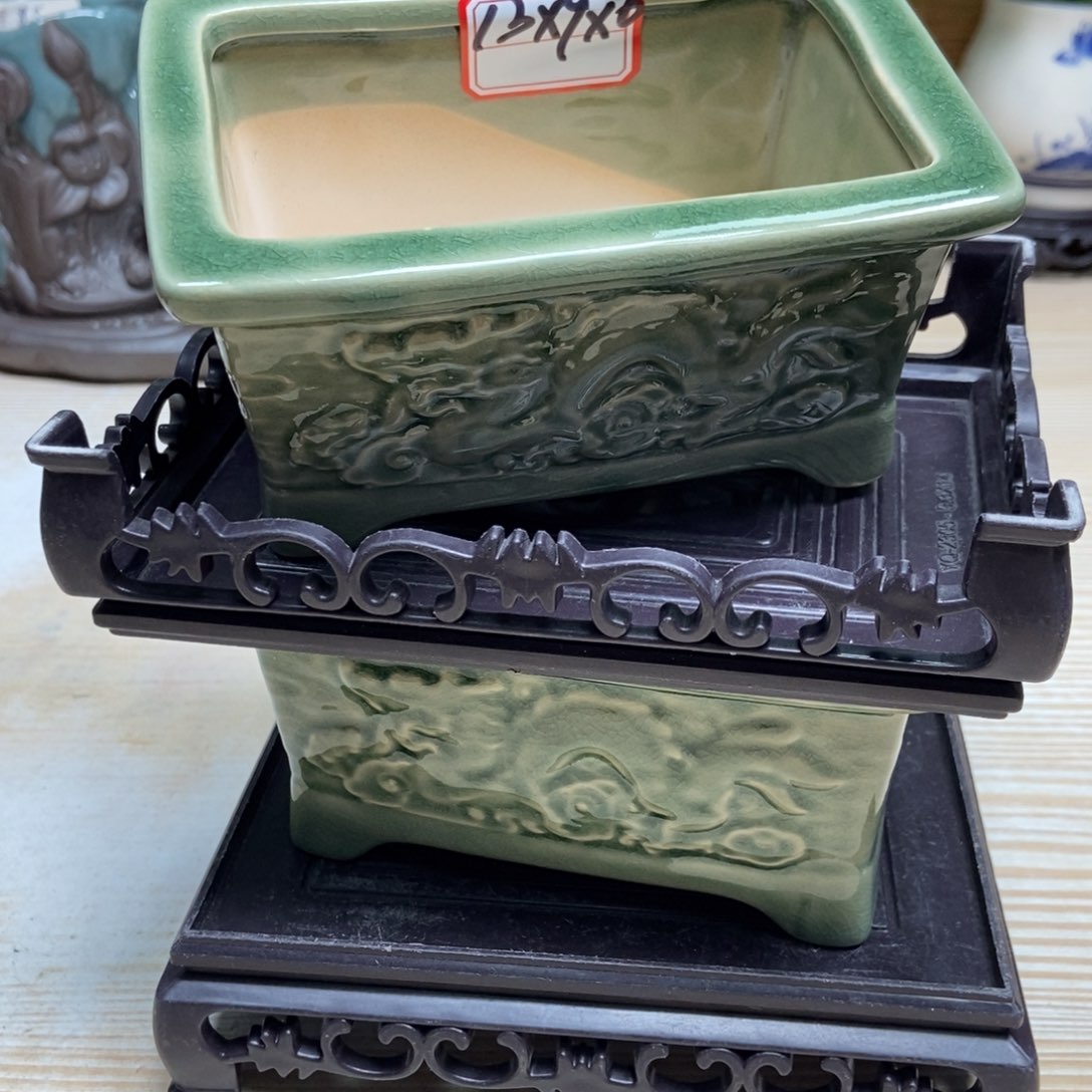 瓷片陶瓷花盆陶瓷艺术