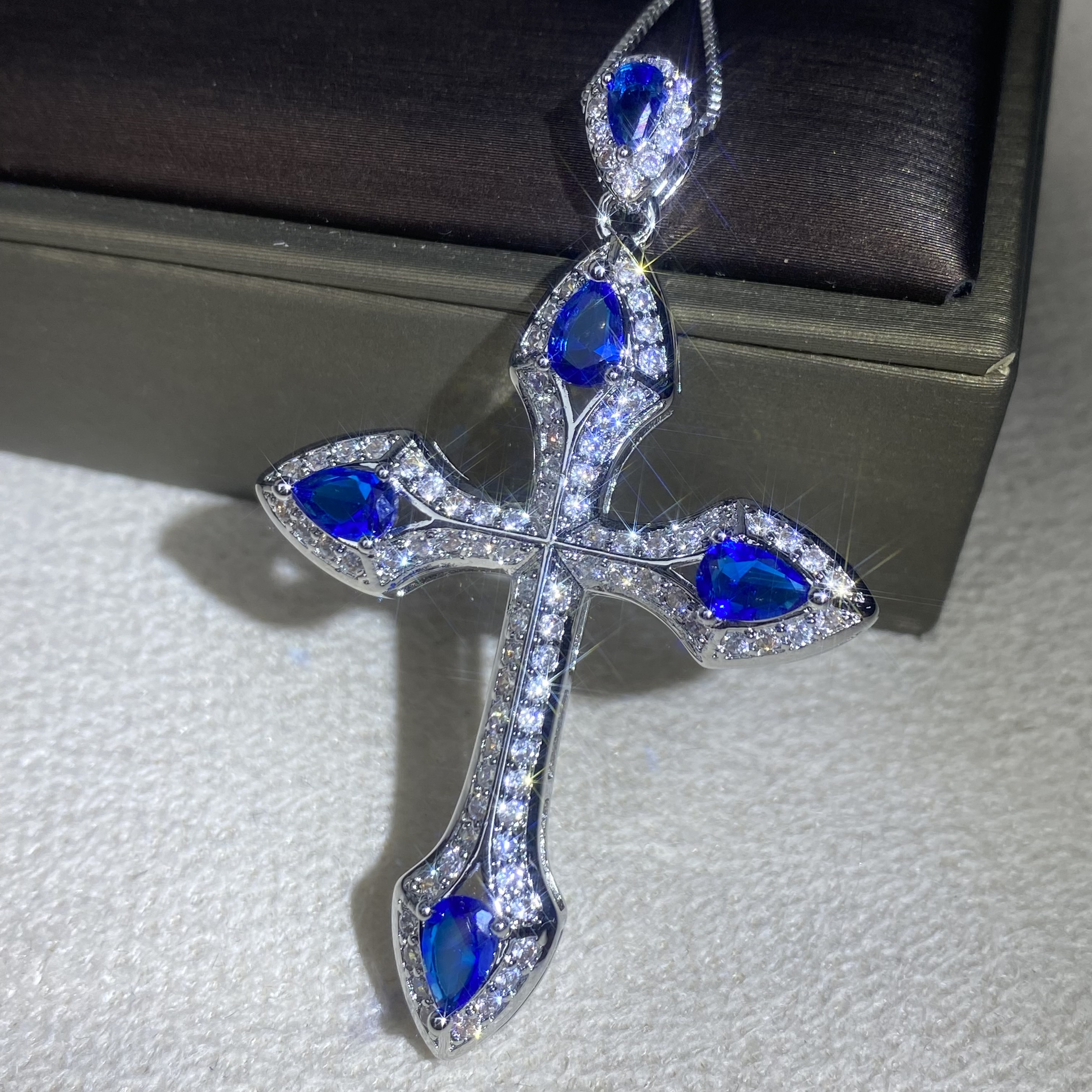 6972【项链】轻奢精品白金色女士项链