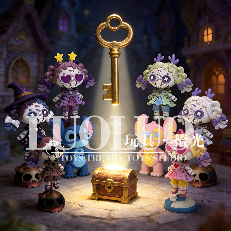 罗罗玩具拾光潮玩3D创意手办/超炫酷万能的钥匙扣小玩具摆件挂件