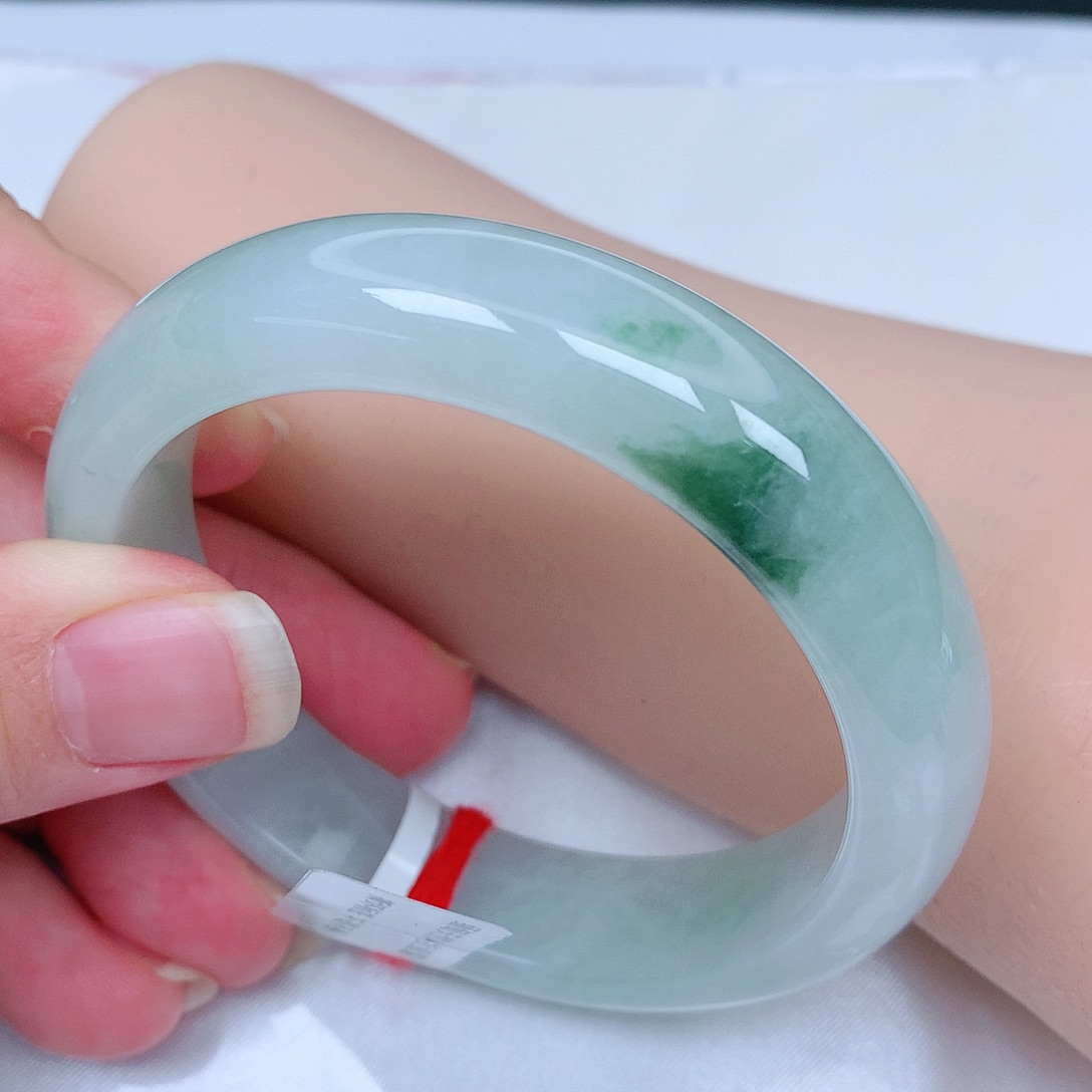 【闪购商品】翡翠手镯未镶嵌，55.5