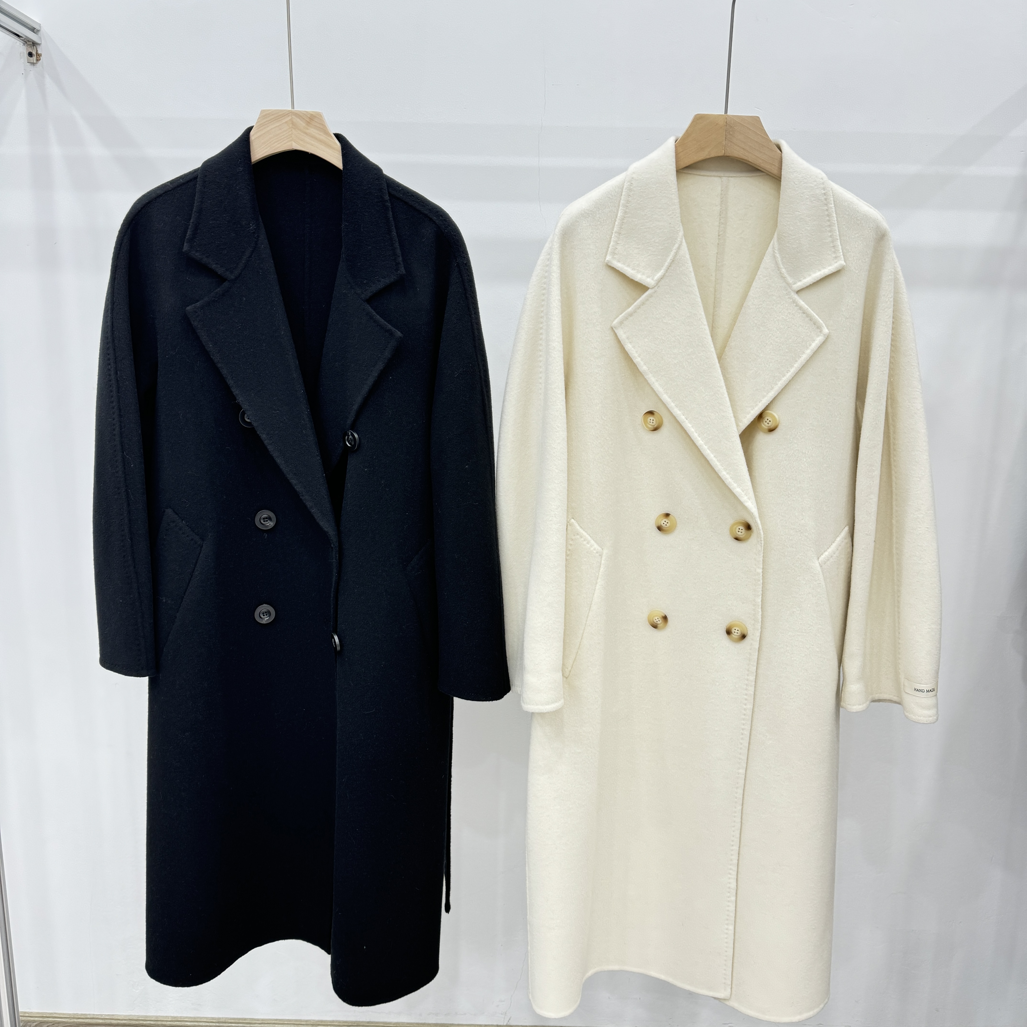 经典801翻领腰带宽松气质大衣秋冬百搭女士设计师