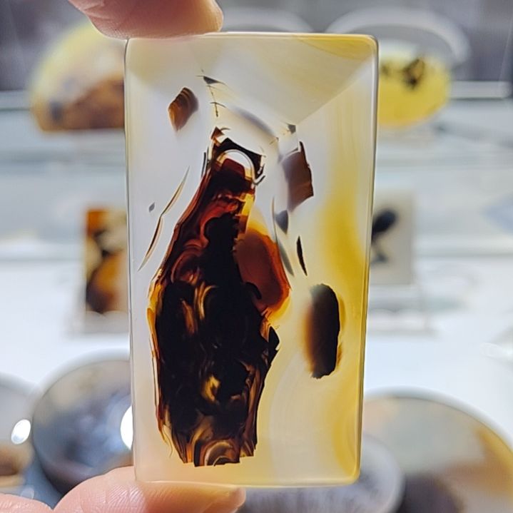 玛瑙/玉髓未镶嵌吊坠(不含链)77号