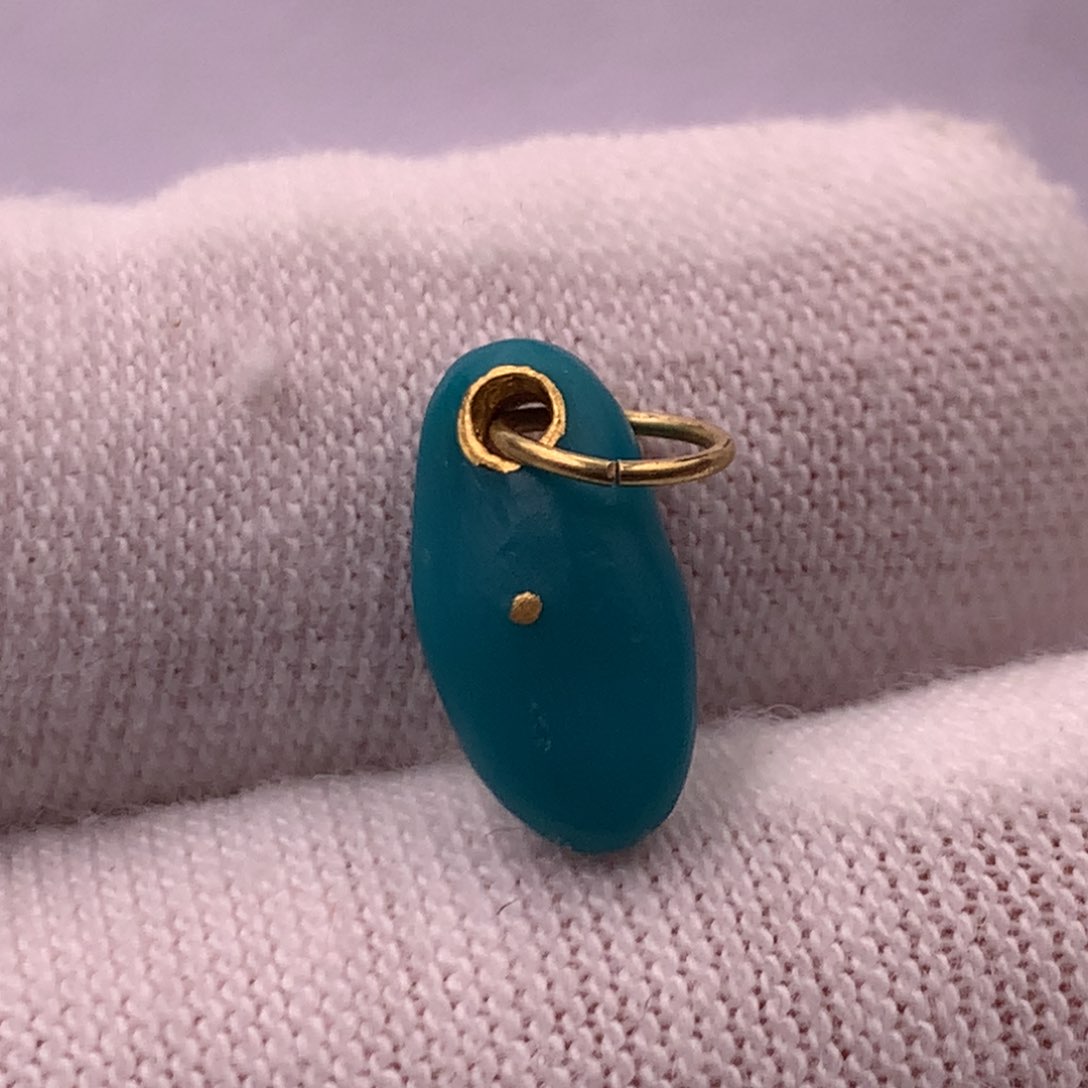 绿松石未镶嵌车挂