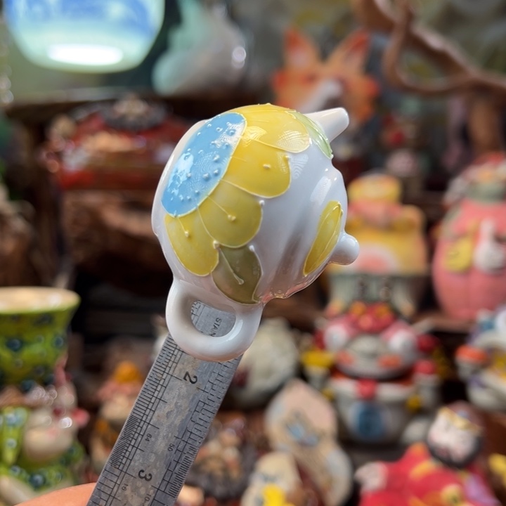 陶摆件小镇青花每日有新品