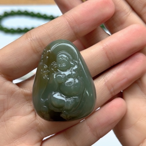 和田玉吊坠未镶嵌