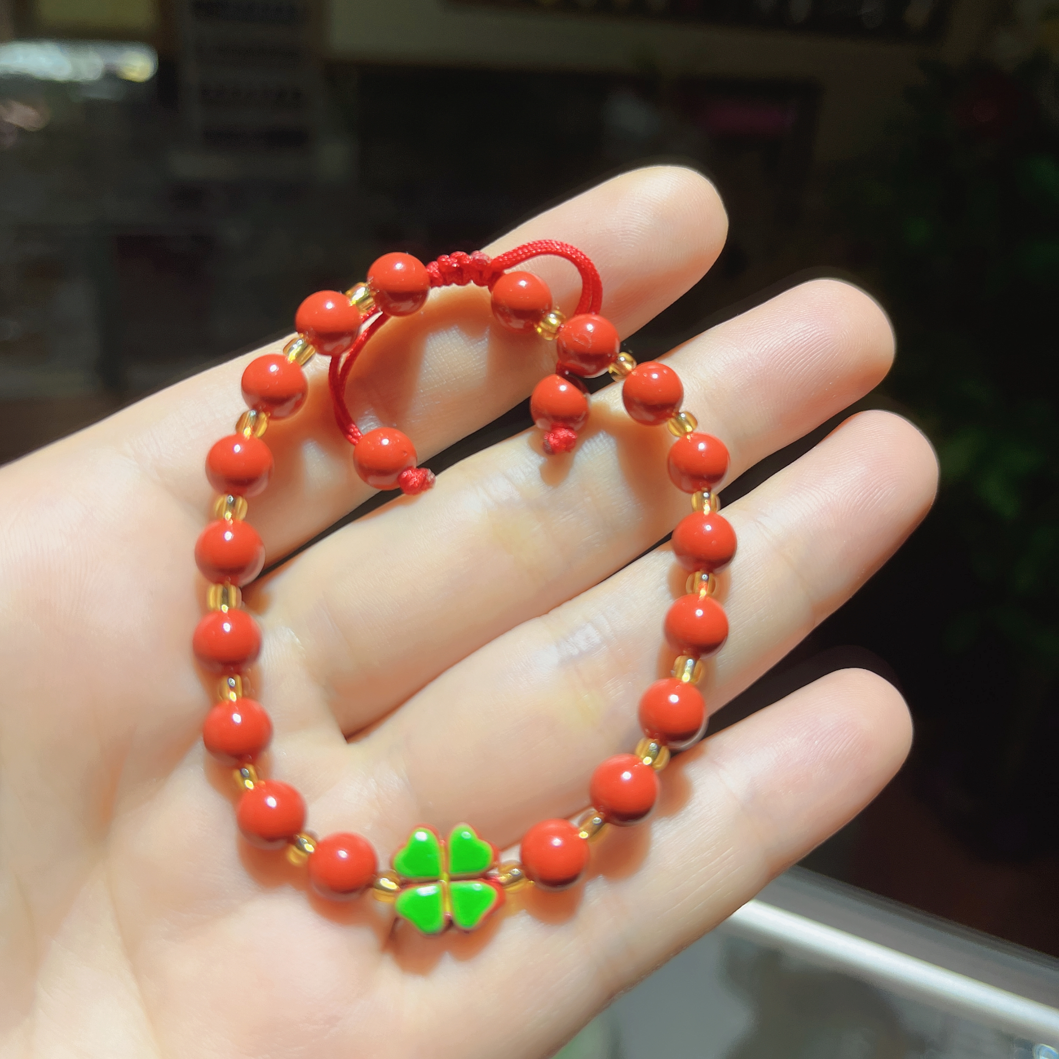 含辰砂工艺品朱砂手链纯手工编织新款手链