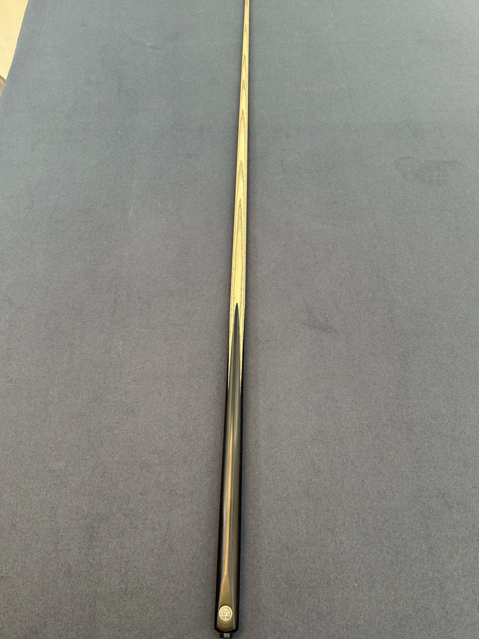 预售手工实木小头中式八球黑色台球杆免漆适用黑八