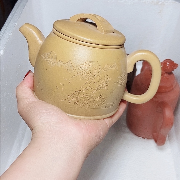 紫砂茶杯宜兴紫砂手工制作