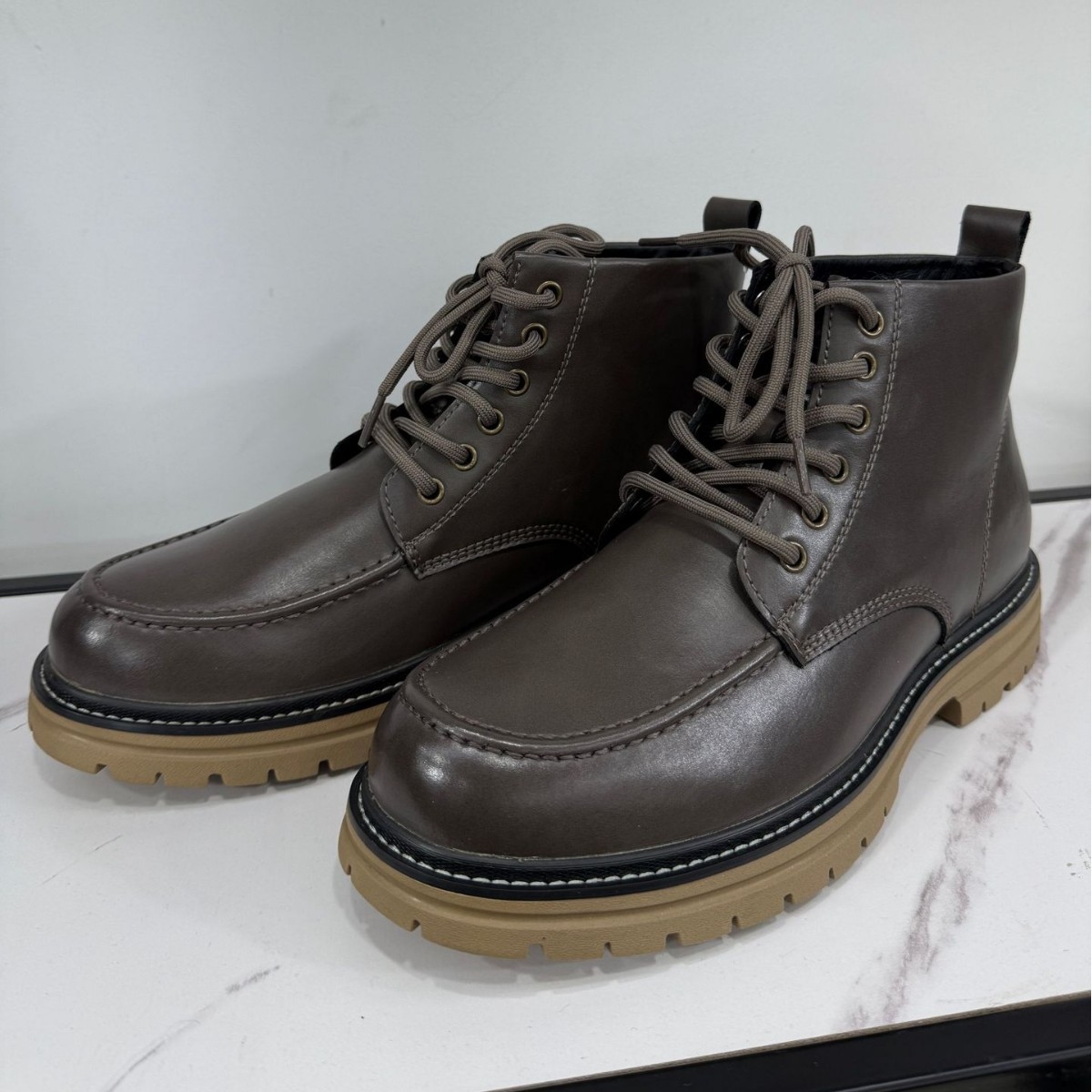 佳菲家休闲风休闲皮鞋中跟冬季高帮皮鞋007马丁靴