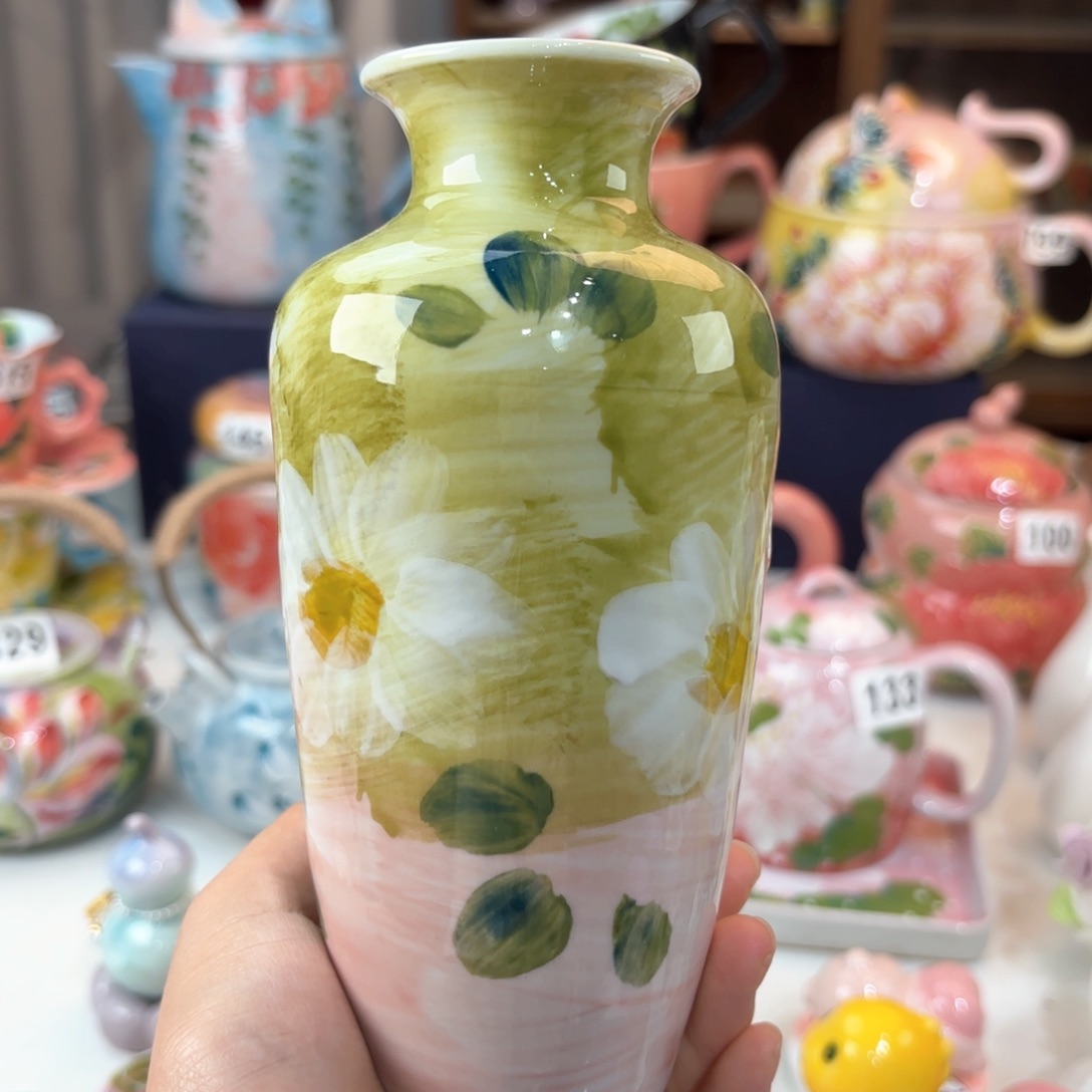 景德镇手绘高温釉下彩陶瓷茶具