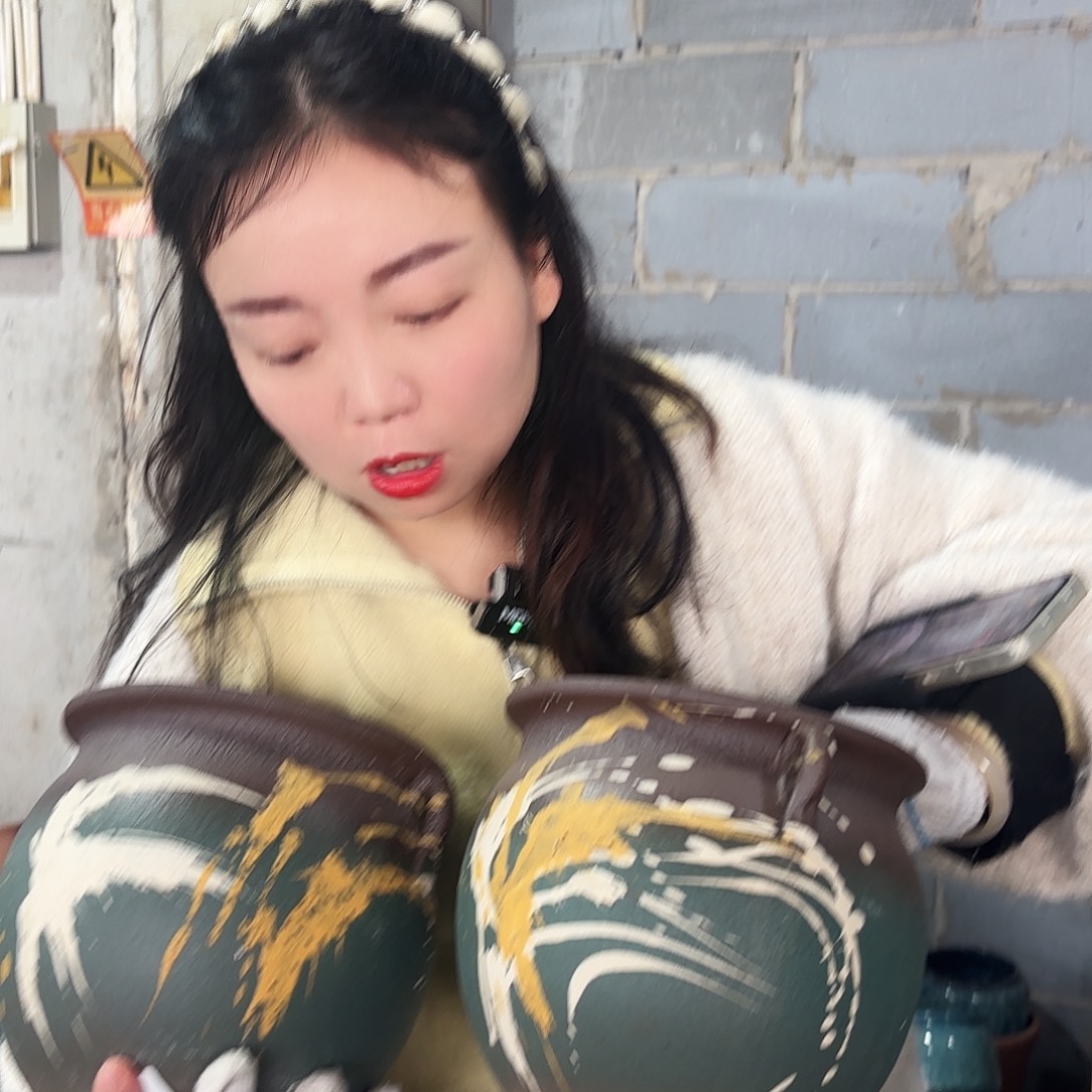 正品两个高19/19红陶