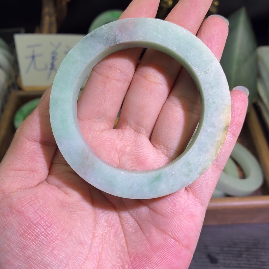 定制翡翠未镶嵌缅甸翡翠A货手镯毛胚定制
