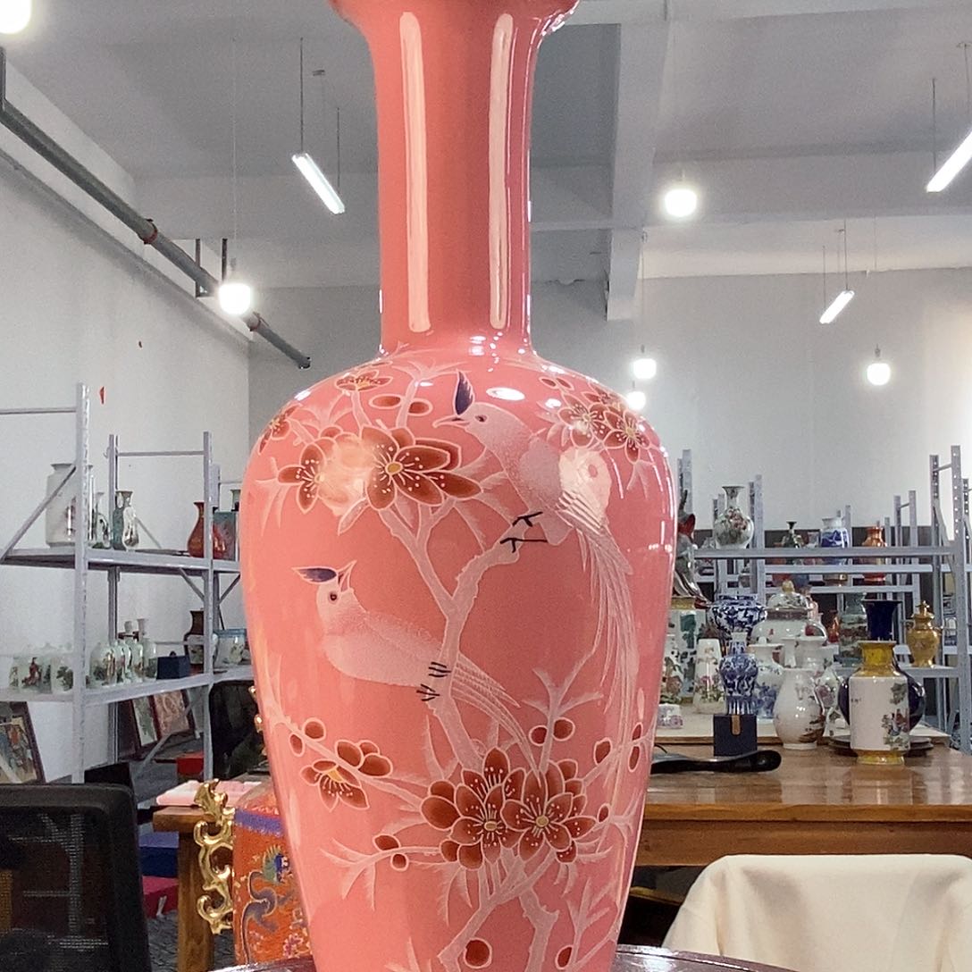 摆件景德镇陶瓷花瓶摆件