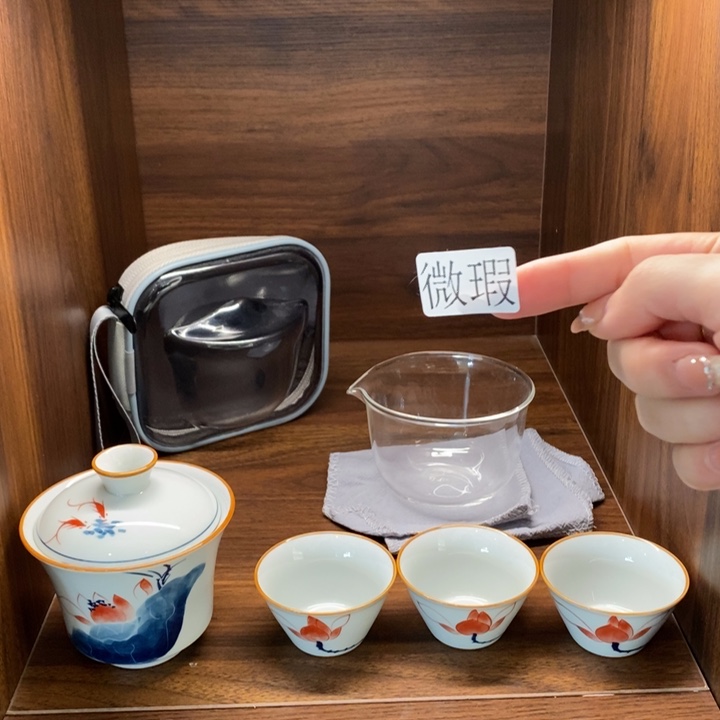 釉下老陶泥手工绘制