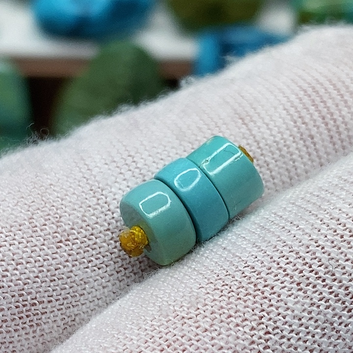 绿松石未镶嵌天然原矿 地大质检