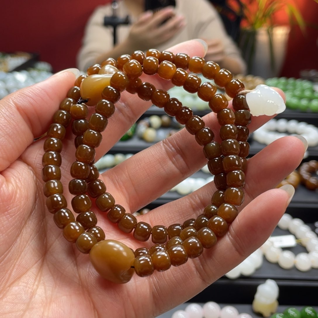 和田玉手链未镶嵌