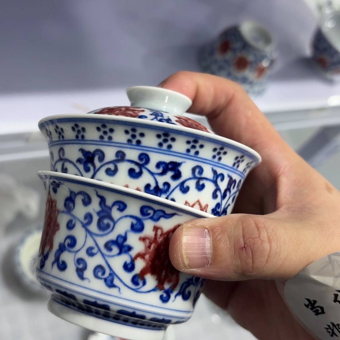 杯瓷言所老曹甄选好瓷瑕疵一组