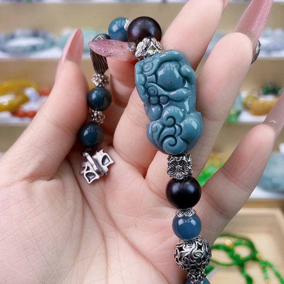 翡翠未镶嵌手链手链