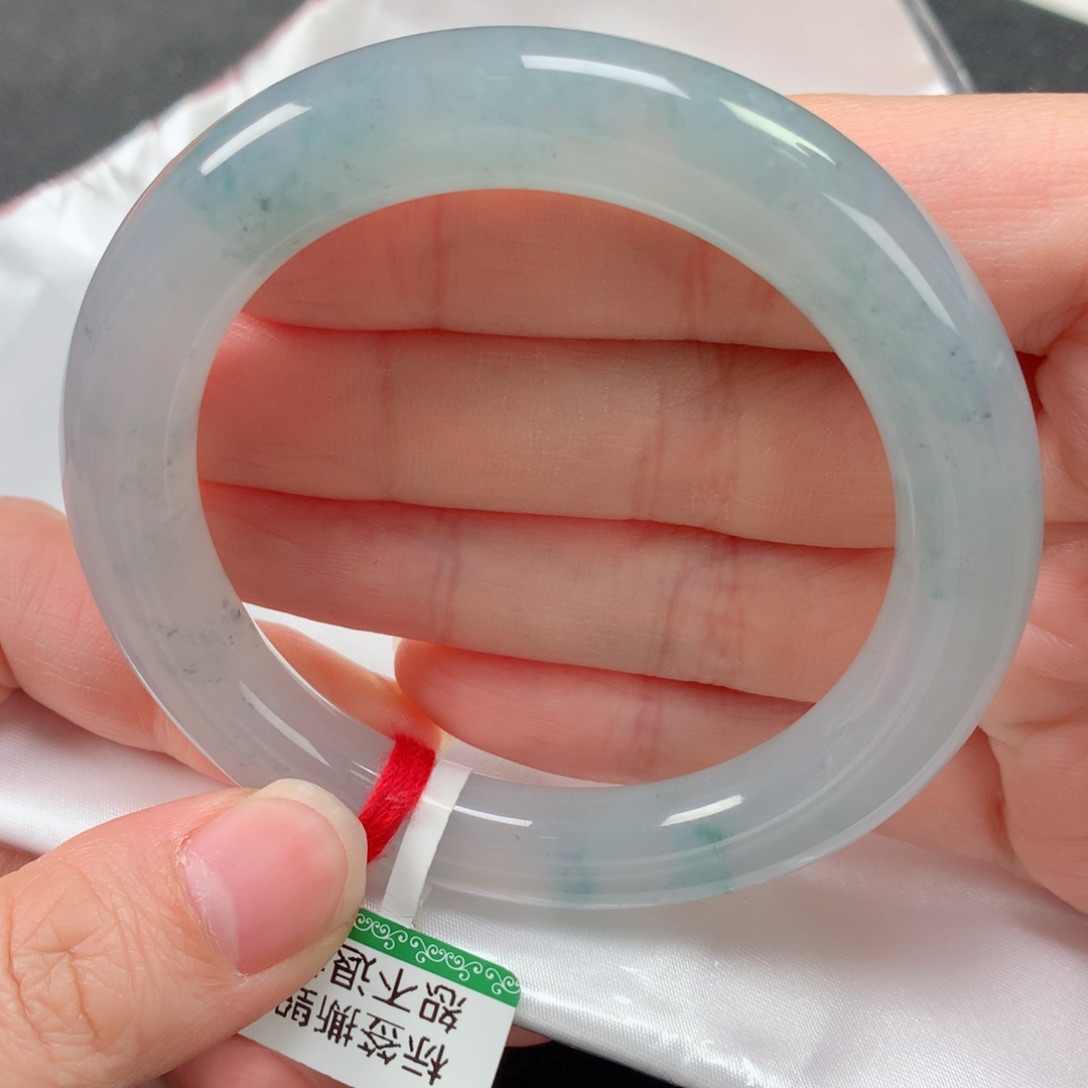 未镶嵌手镯翡翠缅甸天然翡翠手镯5455