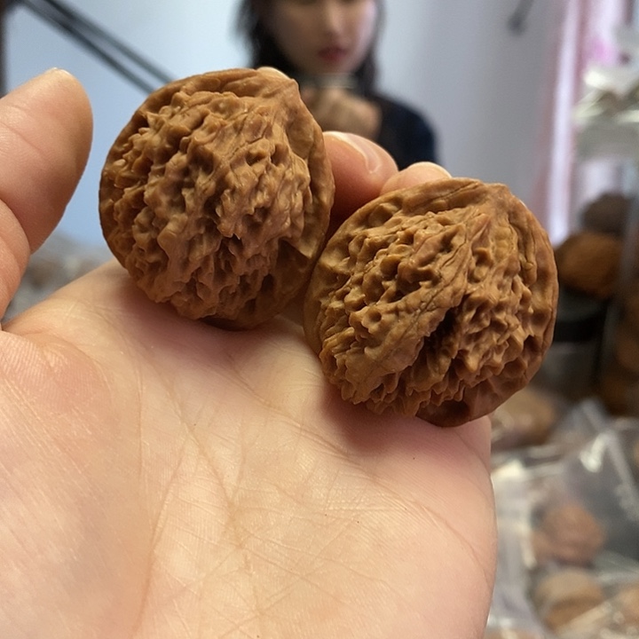 文玩核桃把件36蜡皮皇冠小众