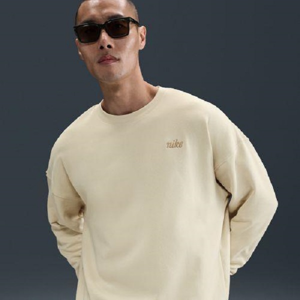 NIKE/耐克官方正品圆领卫衣奶黄白男子百搭 IB8360-229