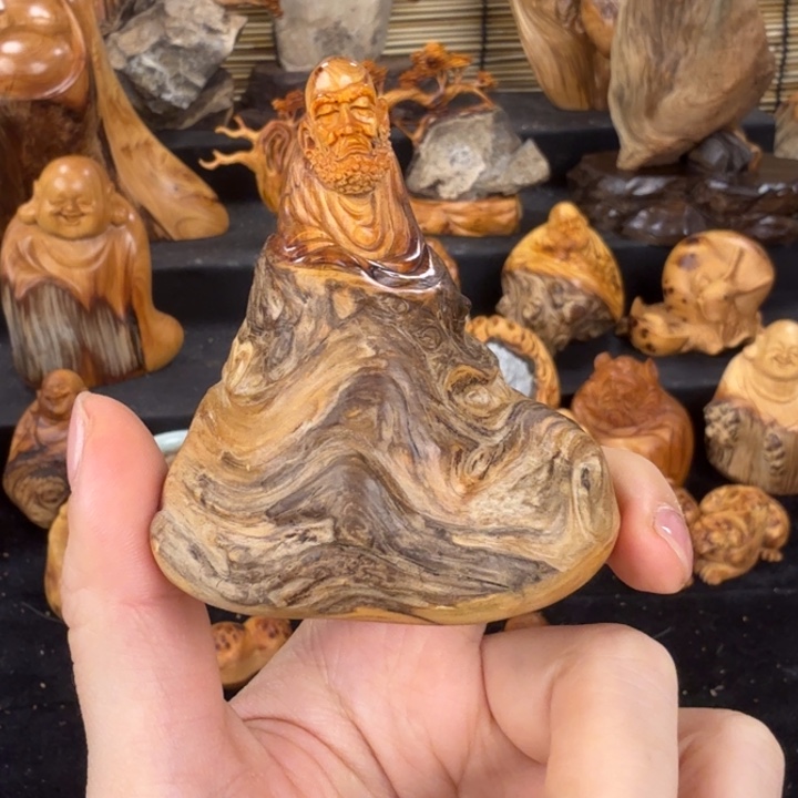 柏木（崖柏）手把件