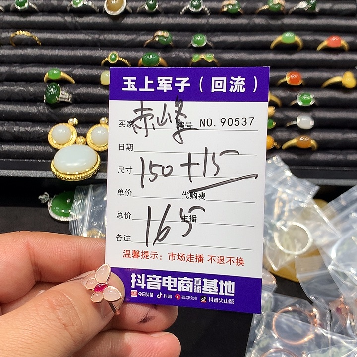 赤***姐和田玉银S925镶嵌颈饰