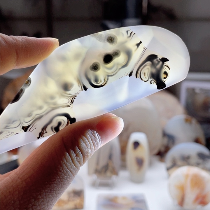 玛瑙/玉髓未镶嵌吊坠(不含链)