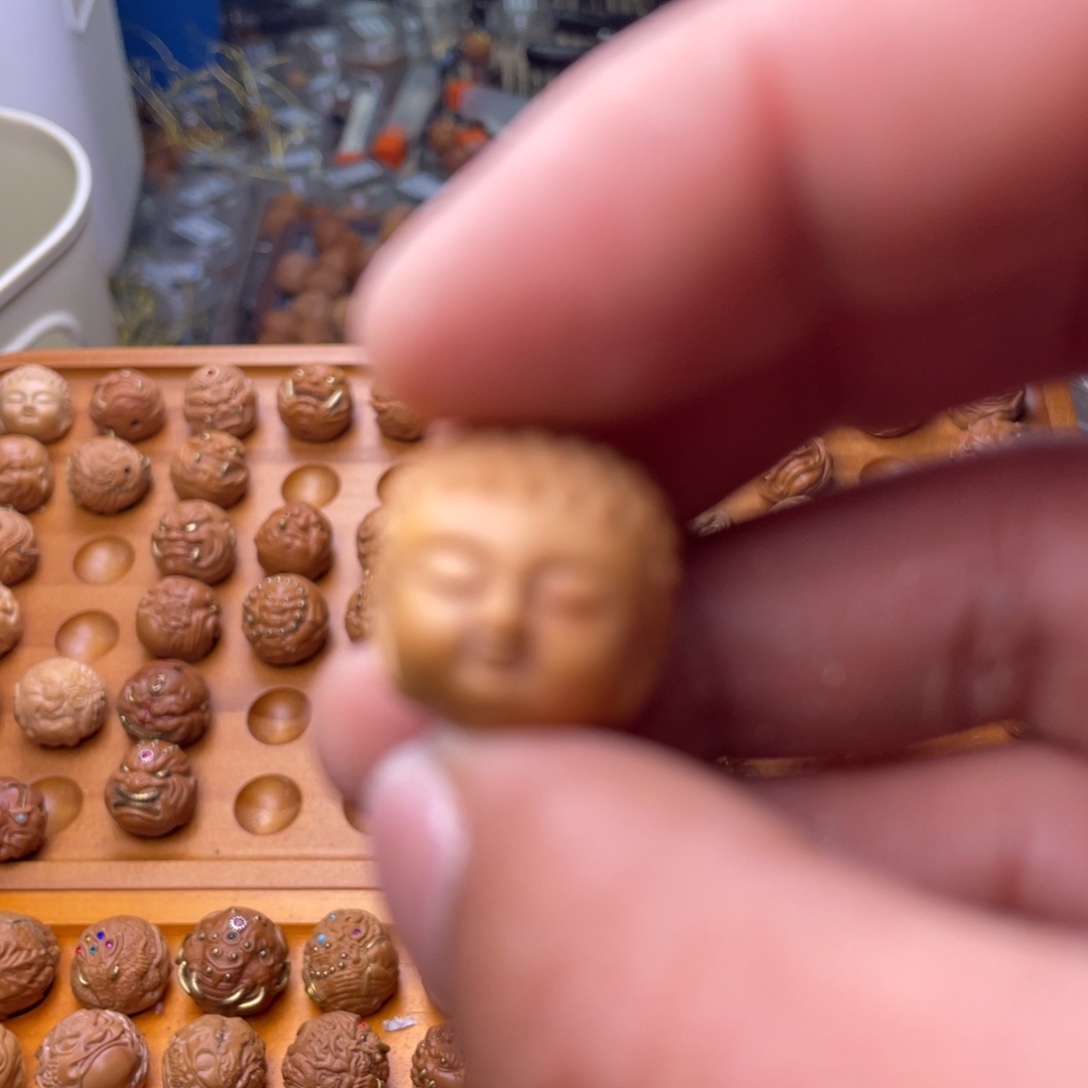 y***Y猴头核桃吊坠猴头核桃素款佛头