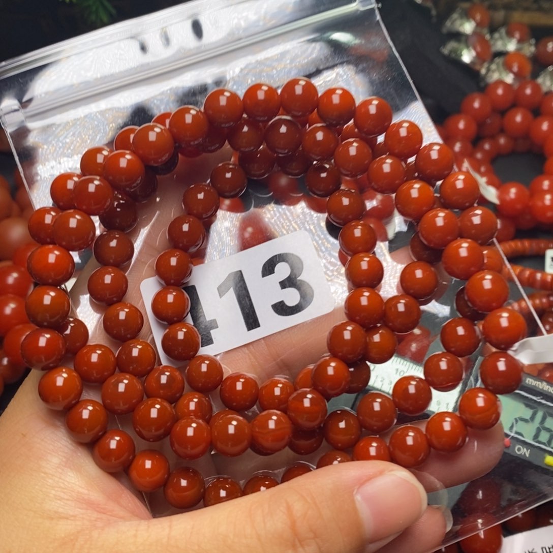 手链未镶嵌南红玛瑙渡*