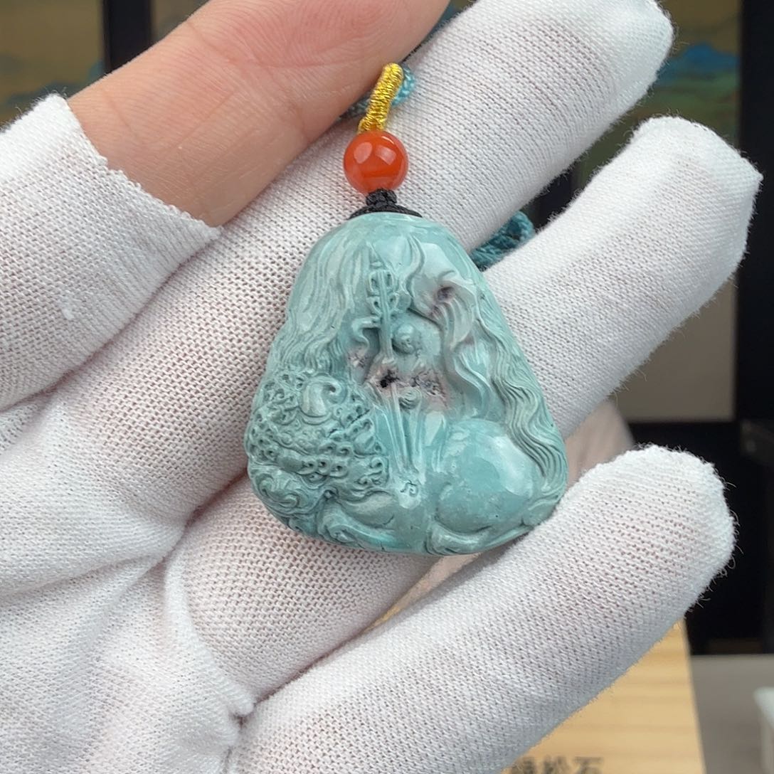 小***6绿松石未镶嵌珠宝奇石