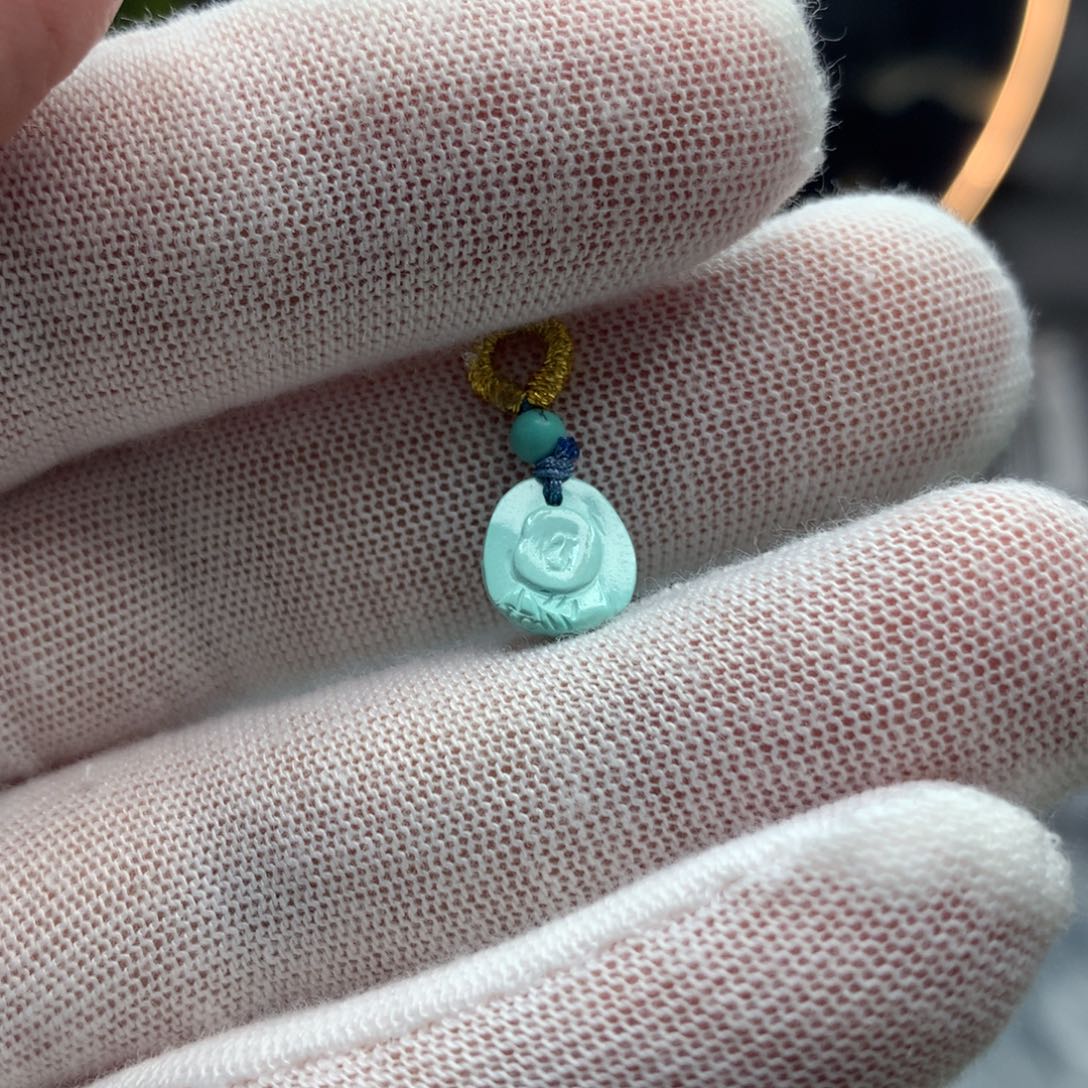 绿松石挂件未镶嵌