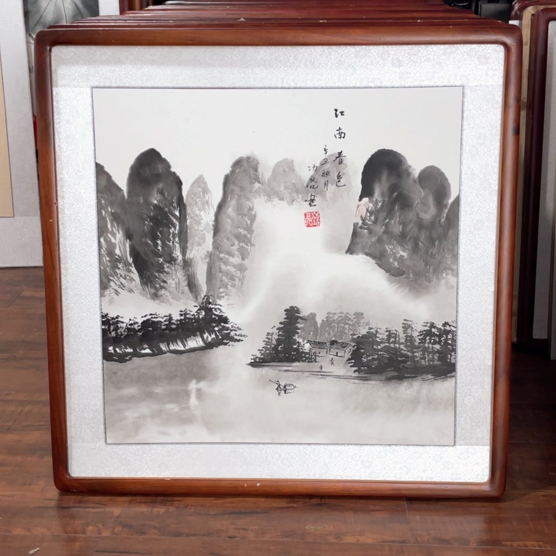 国画带框尺寸63*63厘米